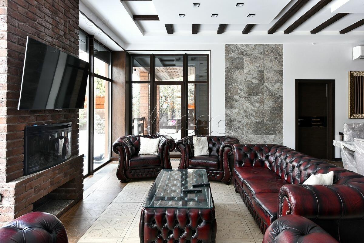 2-этажный коттедж 450 м² с отделкой