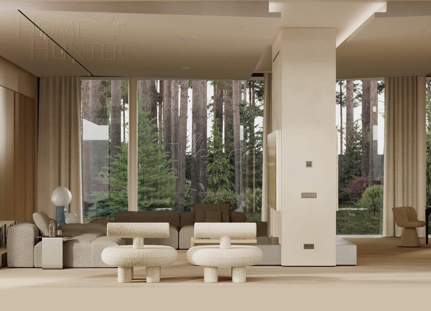 2-этажный коттедж 1 050 м² без отделки