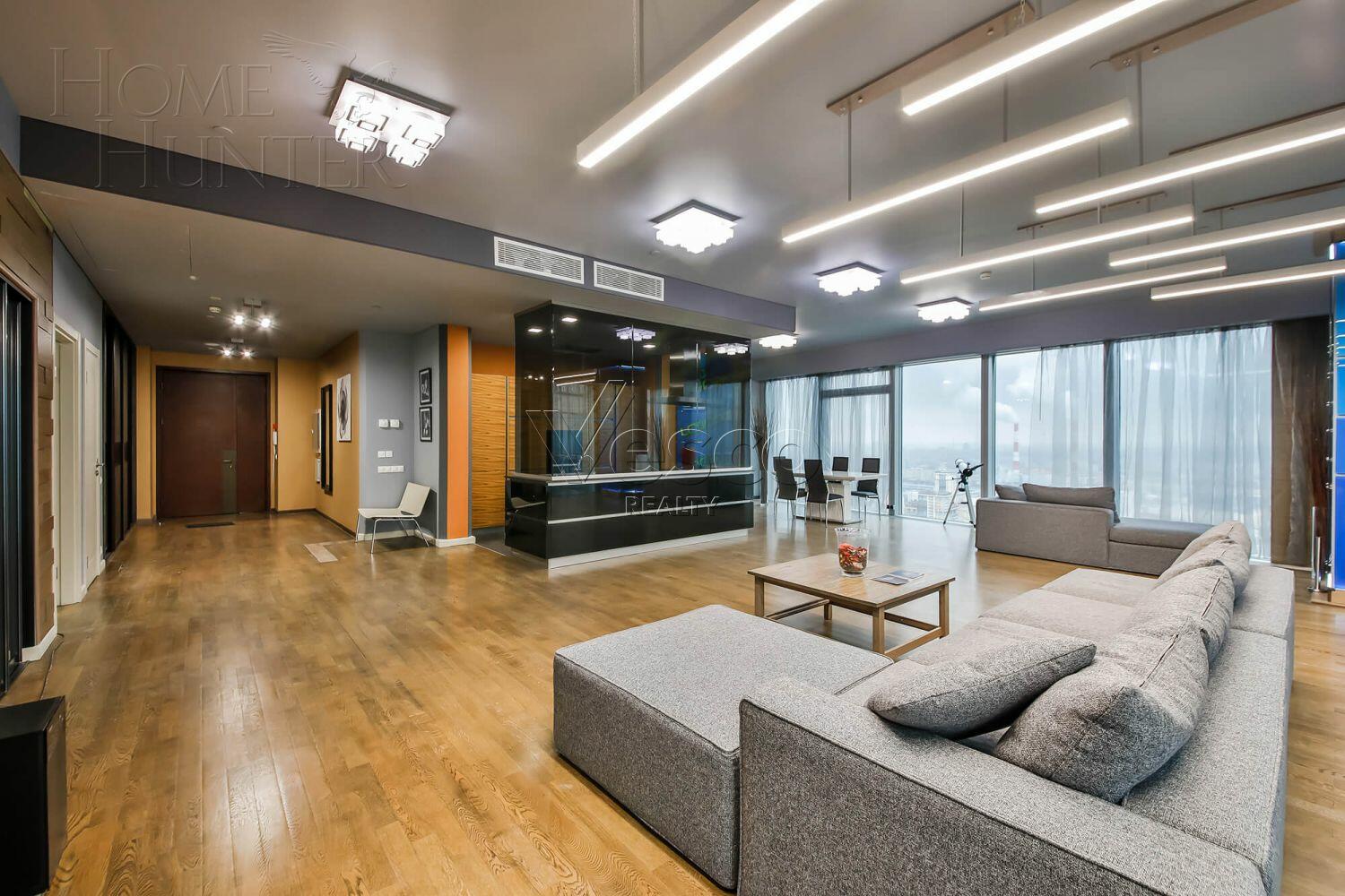 3-КОМН. АПАРТАМЕНТЫ С ОТДЕЛКОЙ 185 М² НА 33 ЭТАЖЕ