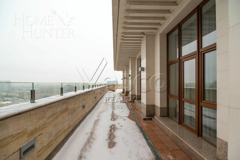 3-КОМН. ПЕНТХАУС С ОТДЕЛКОЙ 262 М² НА 22 ЭТАЖЕ
