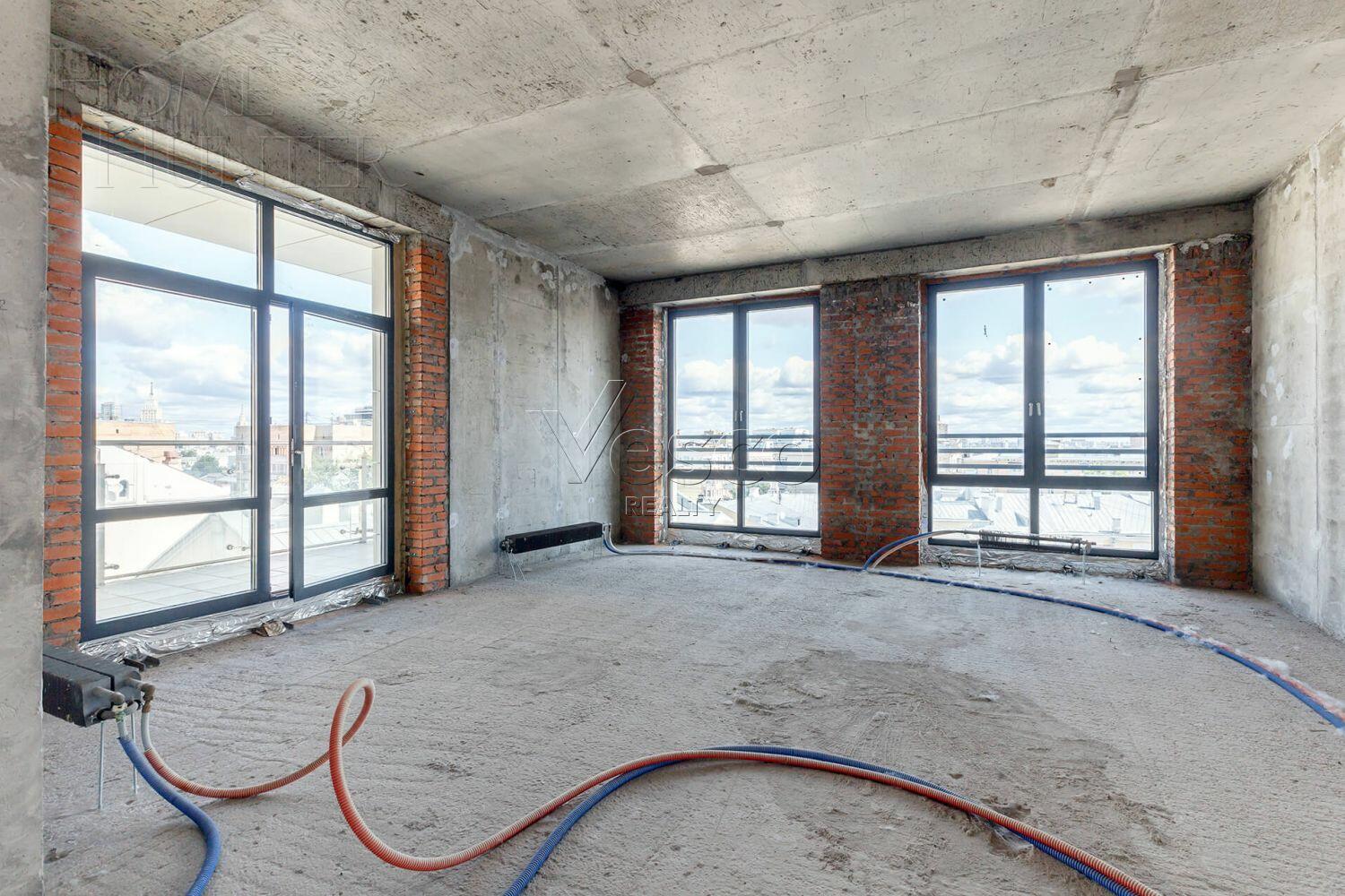 6-КОМН. КВАРТИРА БЕЗ ОТДЕЛКИ 311.4 М² НА 8 ЭТАЖЕ