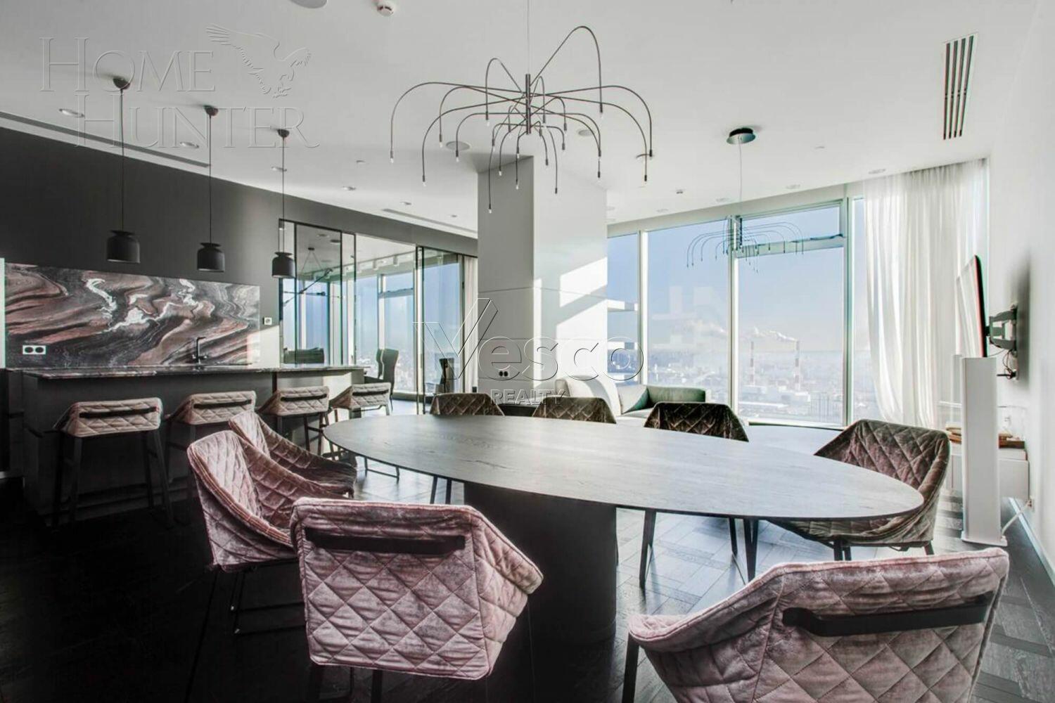 4-КОМН. АПАРТАМЕНТЫ С ОТДЕЛКОЙ 175.2 М² НА 40 ЭТАЖЕ