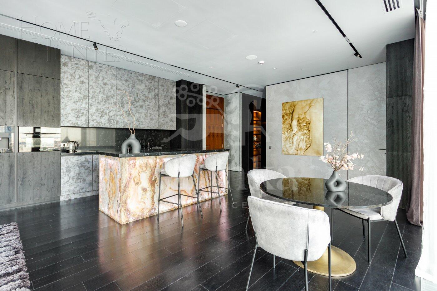 2-КОМН. АПАРТАМЕНТЫ С ОТДЕЛКОЙ 123 М² НА 43 ЭТАЖЕ