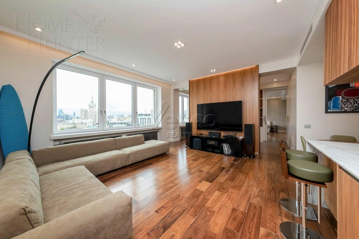 2-КОМН. КВАРТИРА С ОТДЕЛКОЙ 116.8 М² НА 12 ЭТАЖЕ