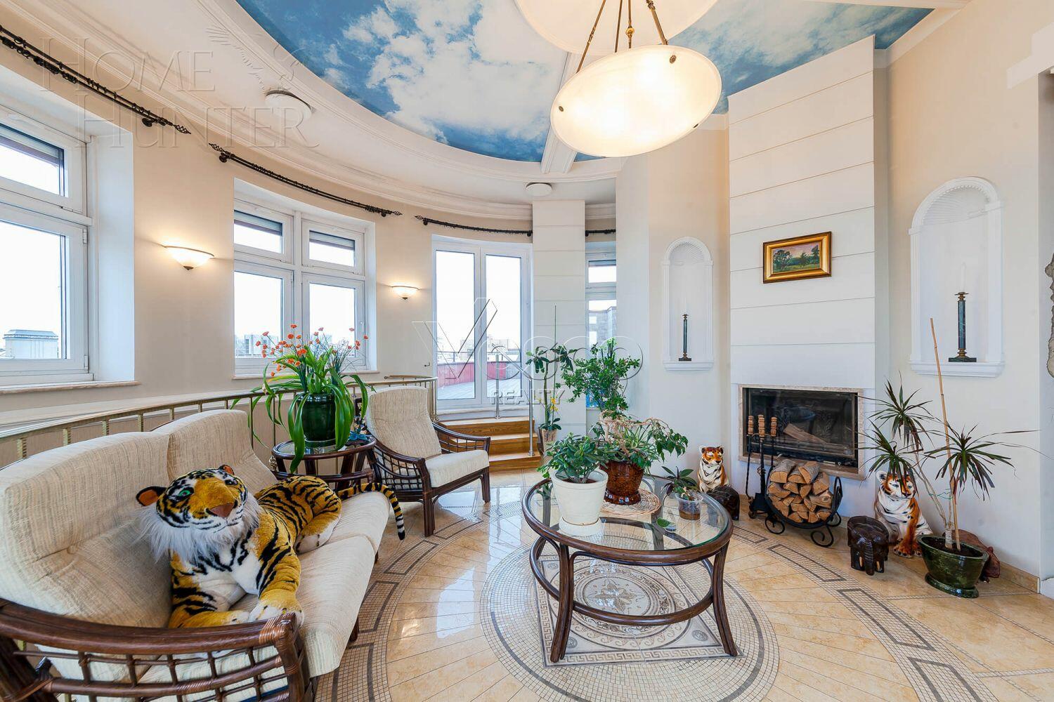 2-УРОВНЕВЫЙ ПЕНТХАУС С ОТДЕЛКОЙ 308 М² НА 7 ЭТАЖЕ