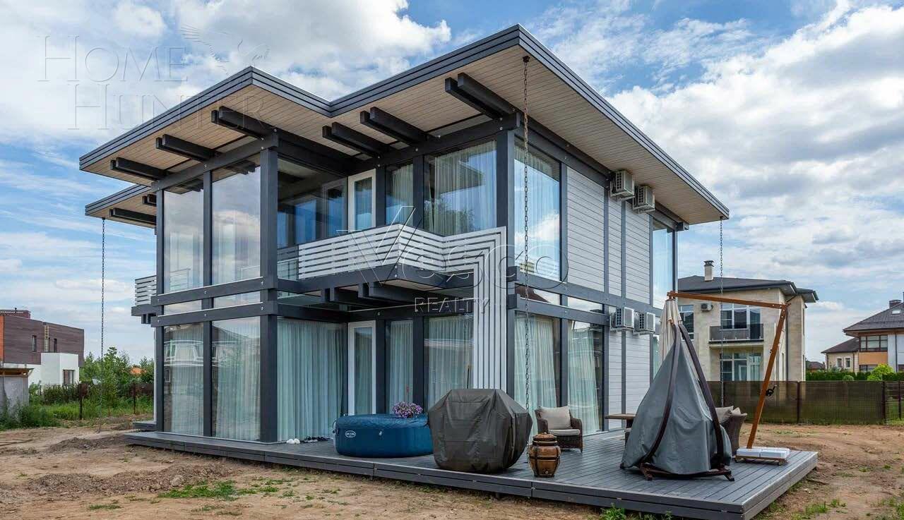 2-этажный коттедж 381 м² с отделкой