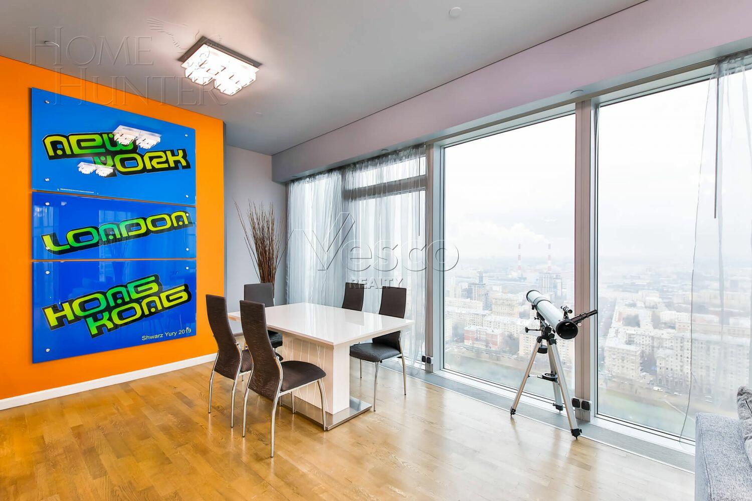 3-КОМН. АПАРТАМЕНТЫ С ОТДЕЛКОЙ 185 М² НА 33 ЭТАЖЕ