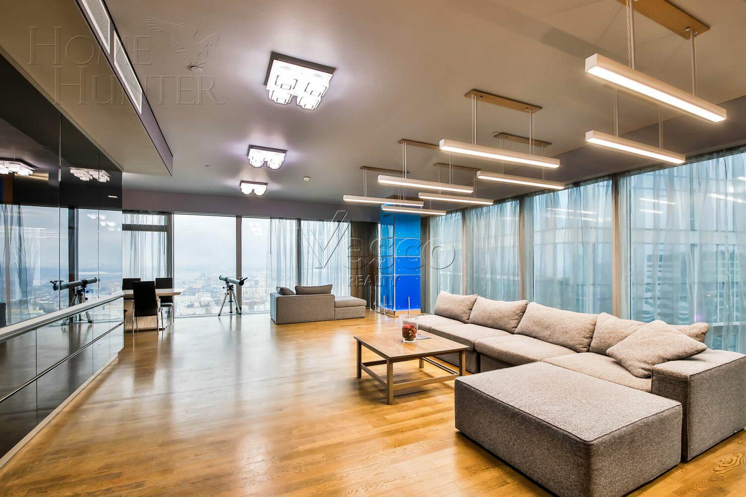 3-КОМН. АПАРТАМЕНТЫ С ОТДЕЛКОЙ 185 М² НА 33 ЭТАЖЕ