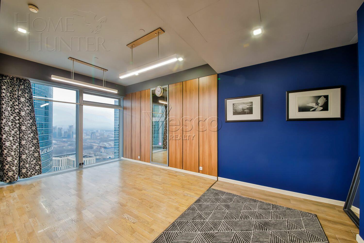 3-КОМН. АПАРТАМЕНТЫ С ОТДЕЛКОЙ 185 М² НА 33 ЭТАЖЕ