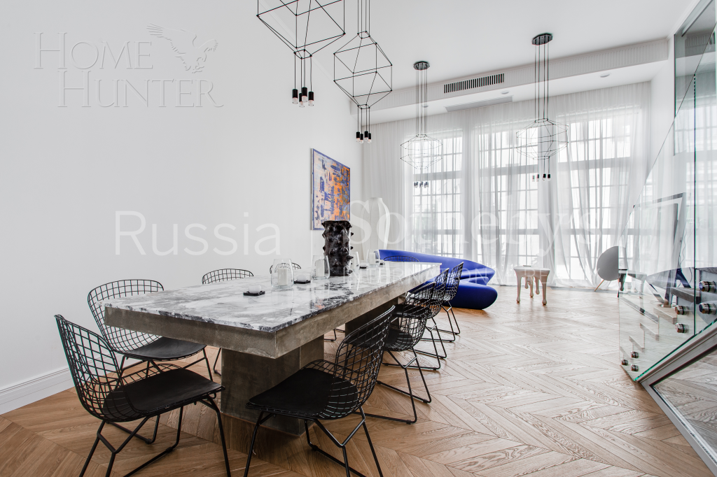 2-УРОВНЕВАЯ КВАРТИРА С ОТДЕЛКОЙ 380 М² НА 4 ЭТАЖЕ