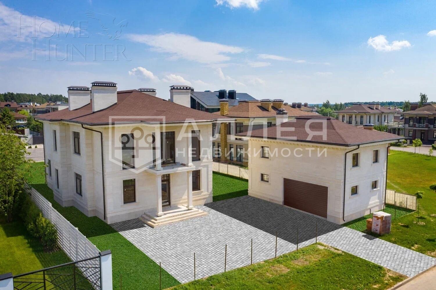 2-этажный коттедж 460 м² без отделки