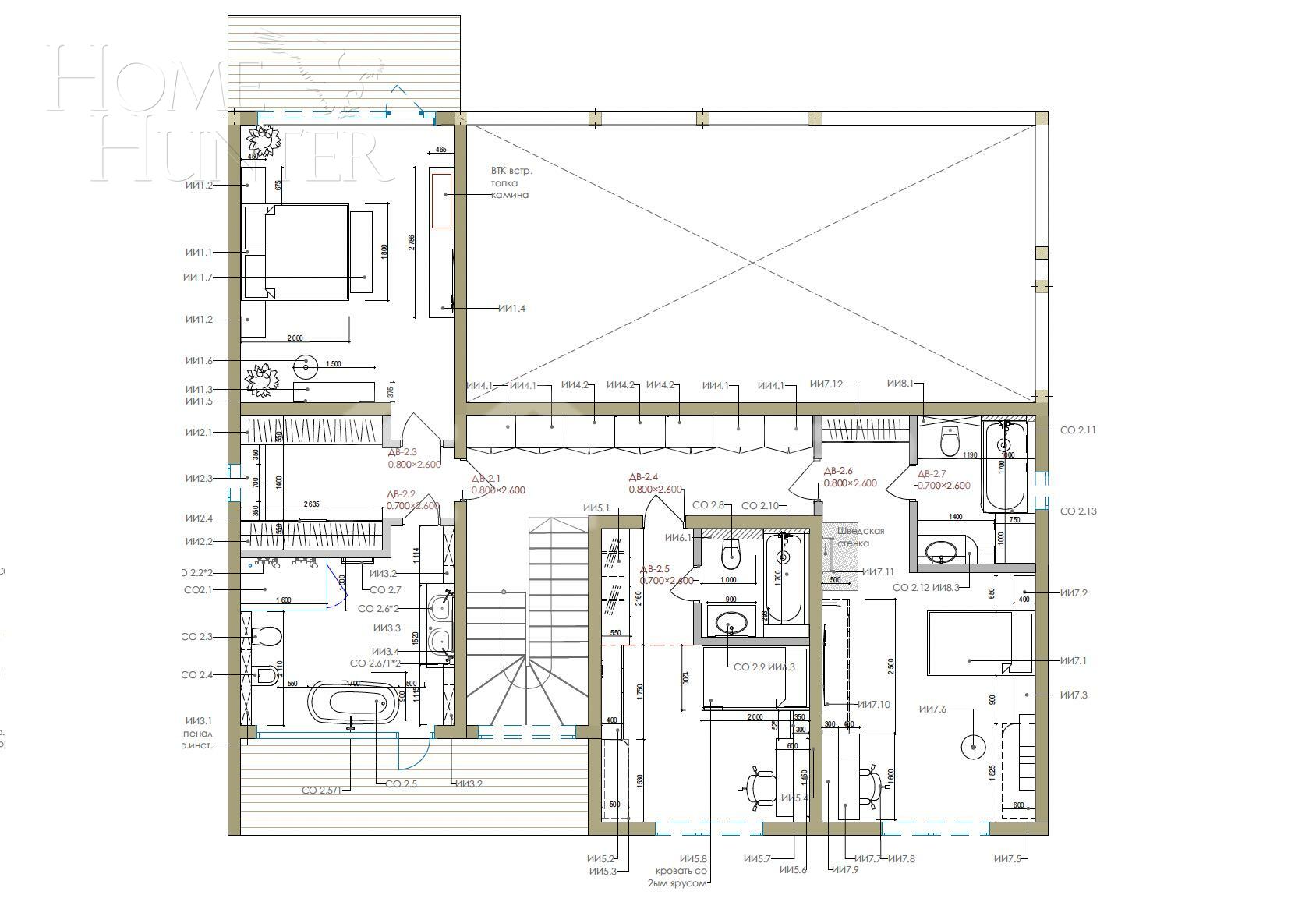 КОТТЕДЖ 450 м² без отделки