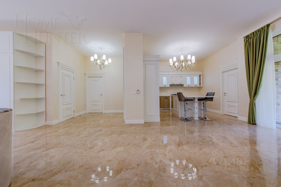 1-этажный коттедж 328 м² с отделкой