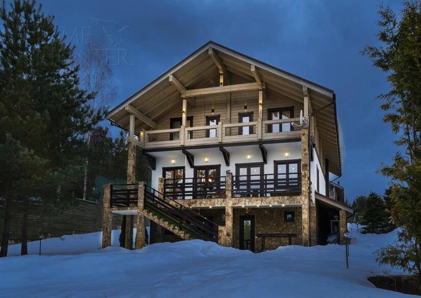 2-этажный коттедж 420 м² с отделкой