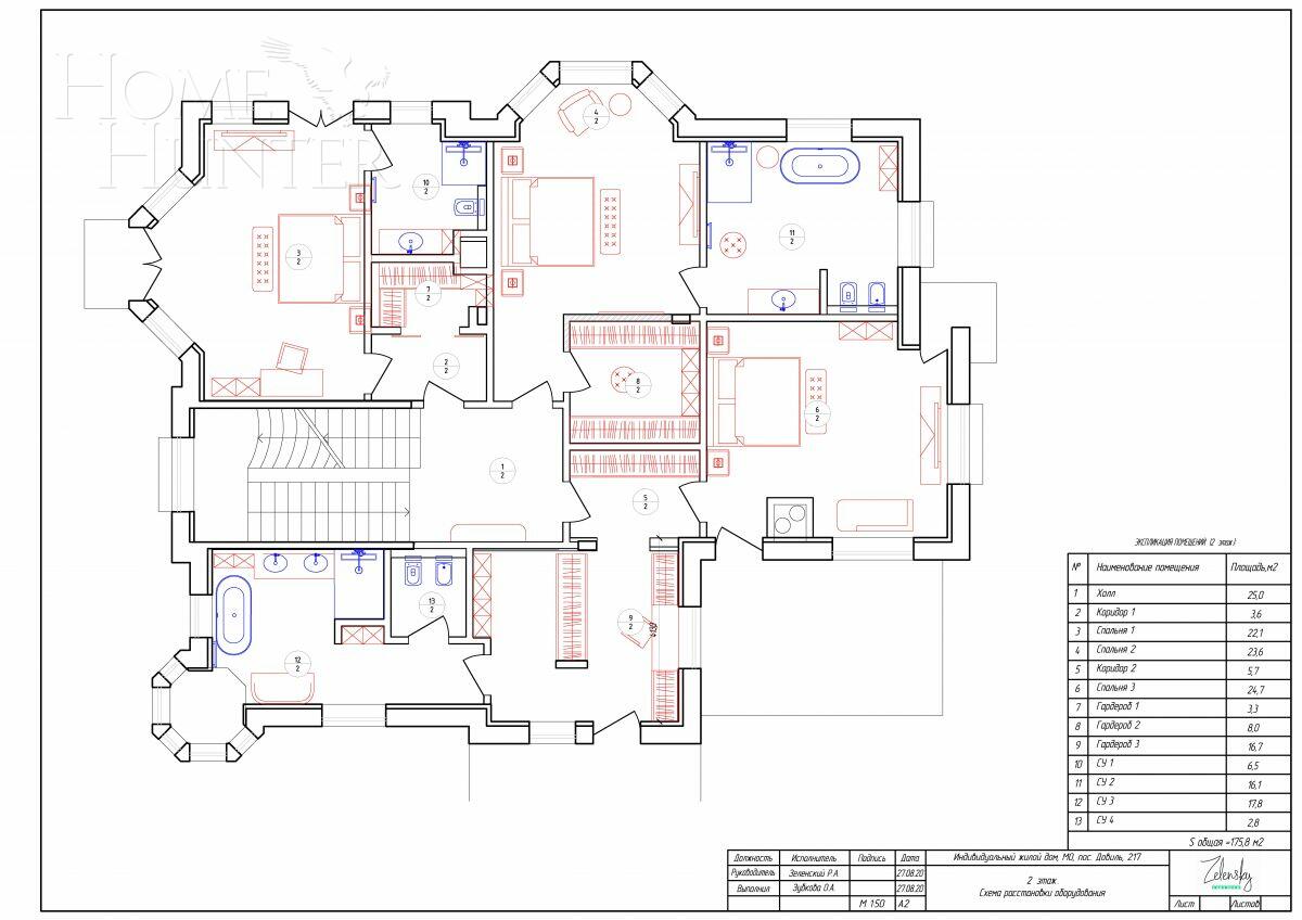 2-этажный коттедж 639 м² с отделкой