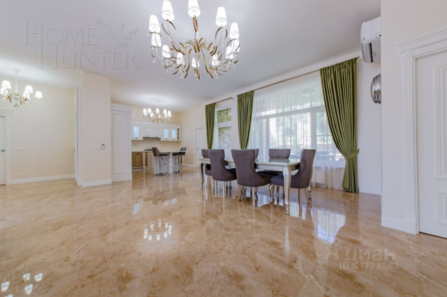 1-этажный коттедж 328 м² с отделкой