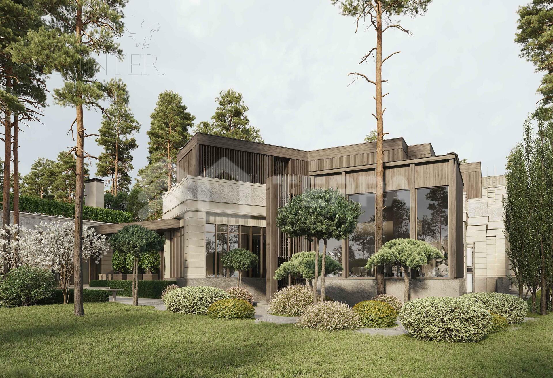 2-этажный коттедж 3 748 м² без отделки