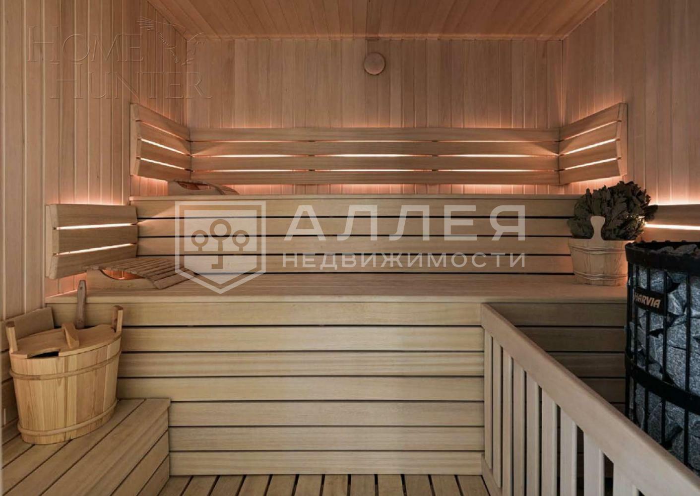 3-этажный коттедж 370 м² с отделкой