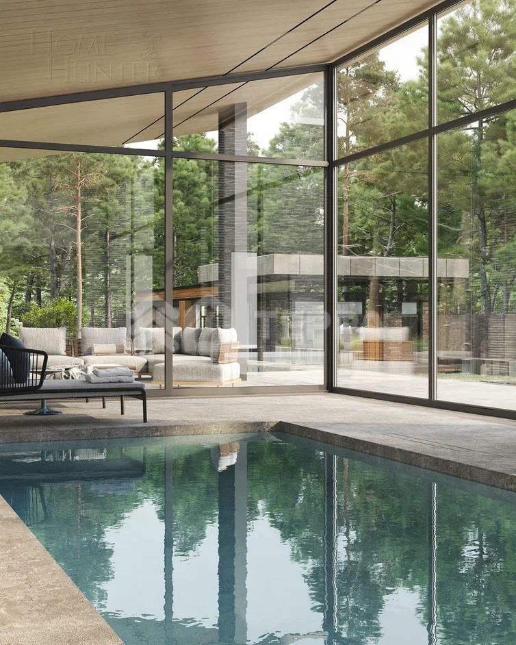 2-этажный коттедж 1 170 м² без отделки