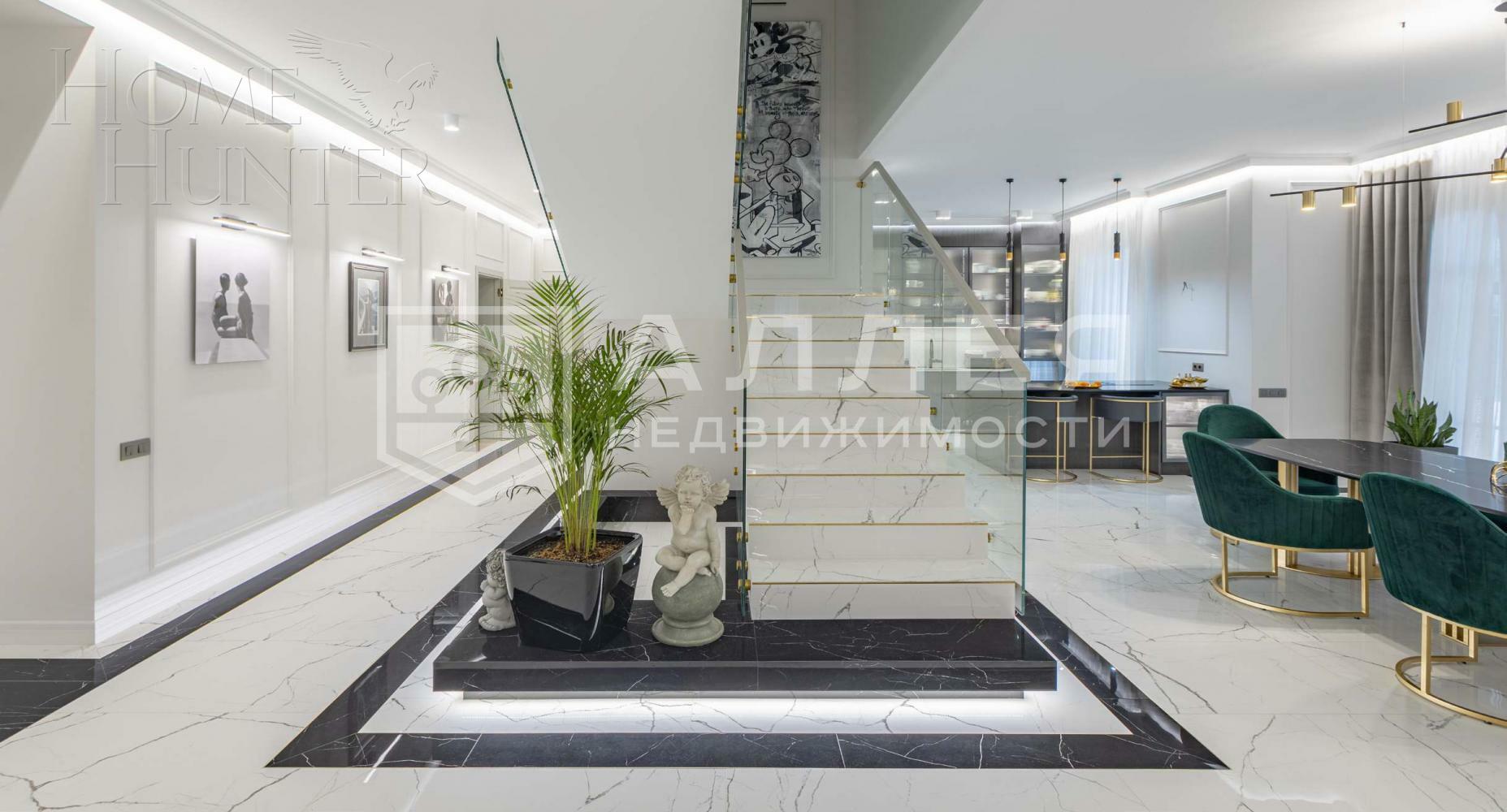 3-этажный коттедж 528 м² с отделкой