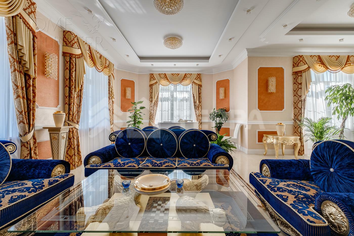 3-этажный коттедж 1 650 м² с отделкой