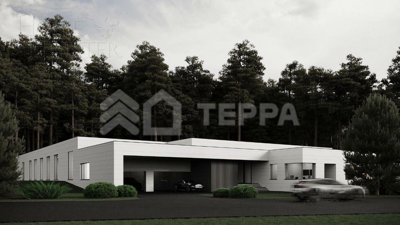 1-этажный коттедж 2 997.4 м² без отделки