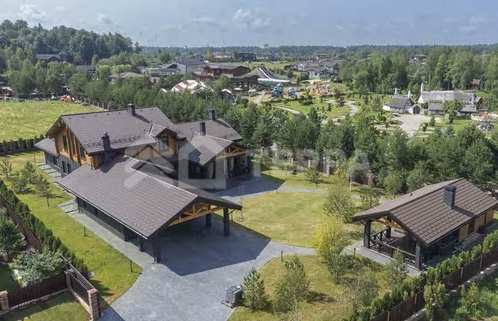 2-этажный коттедж 600 м² с отделкой