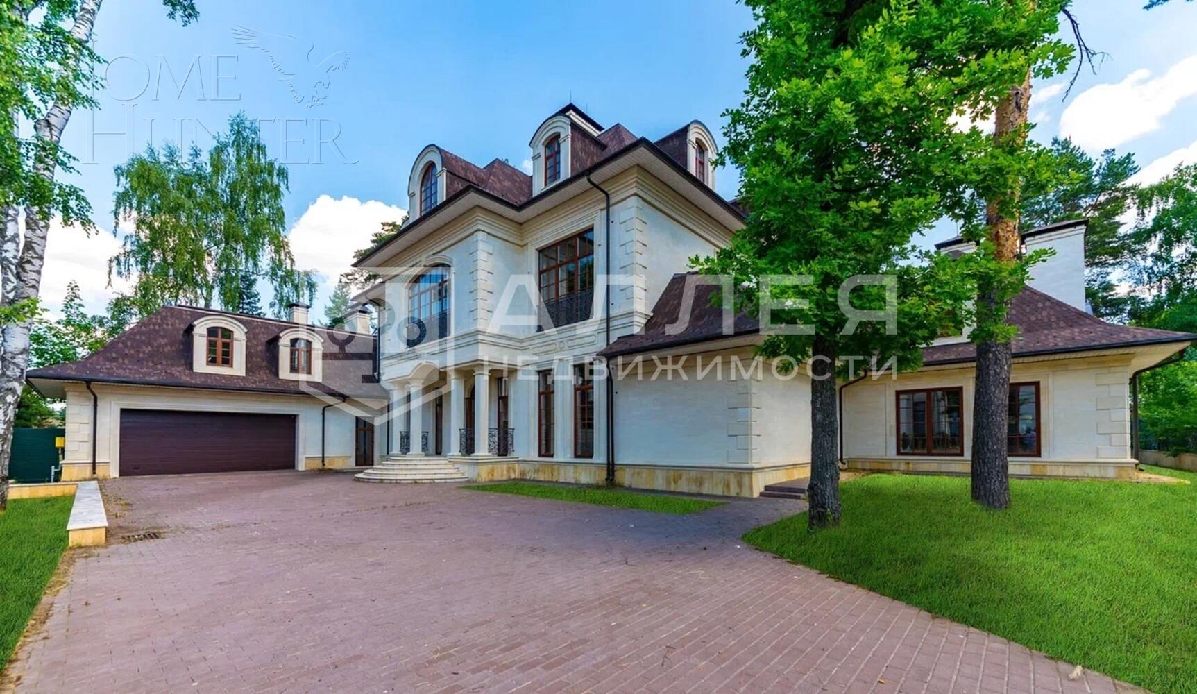 3-этажный коттедж 1 200 м² без отделки