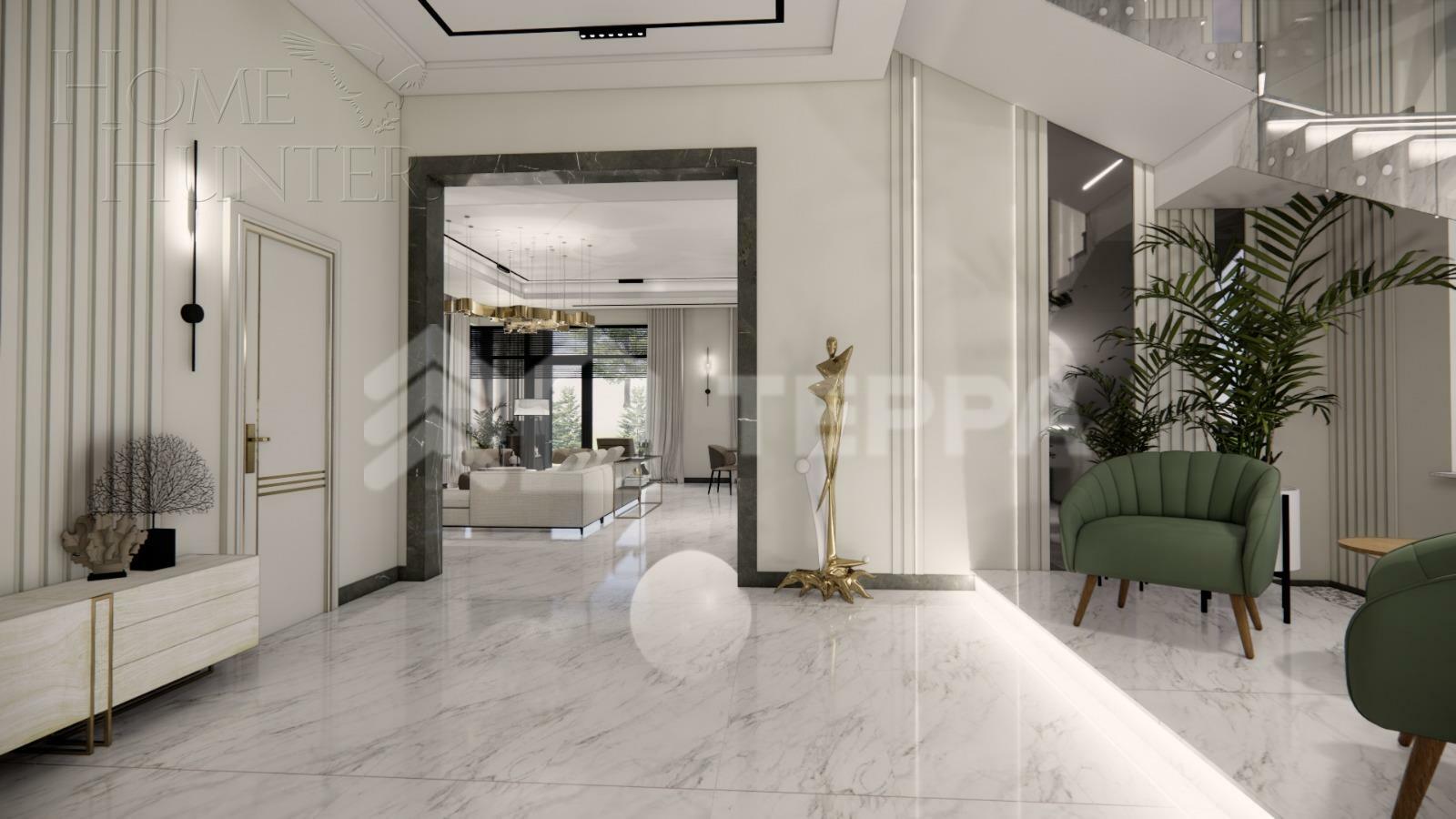 2-этажный коттедж 500 м² без отделки