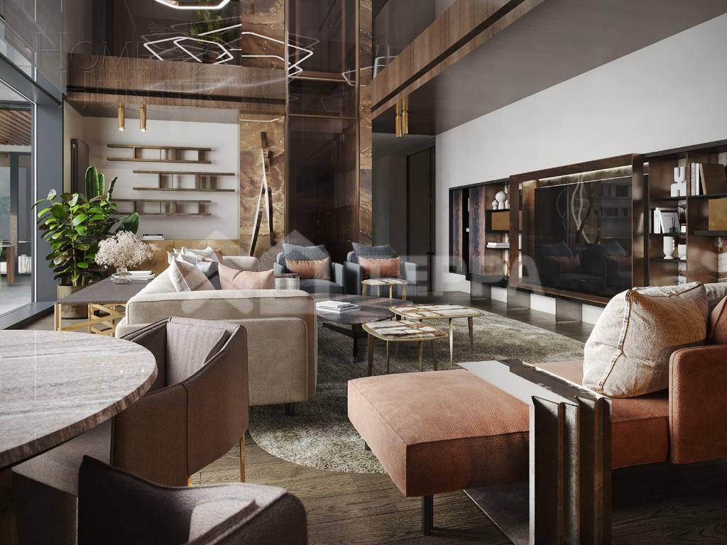 2-этажный коттедж 1 700 м² без отделки