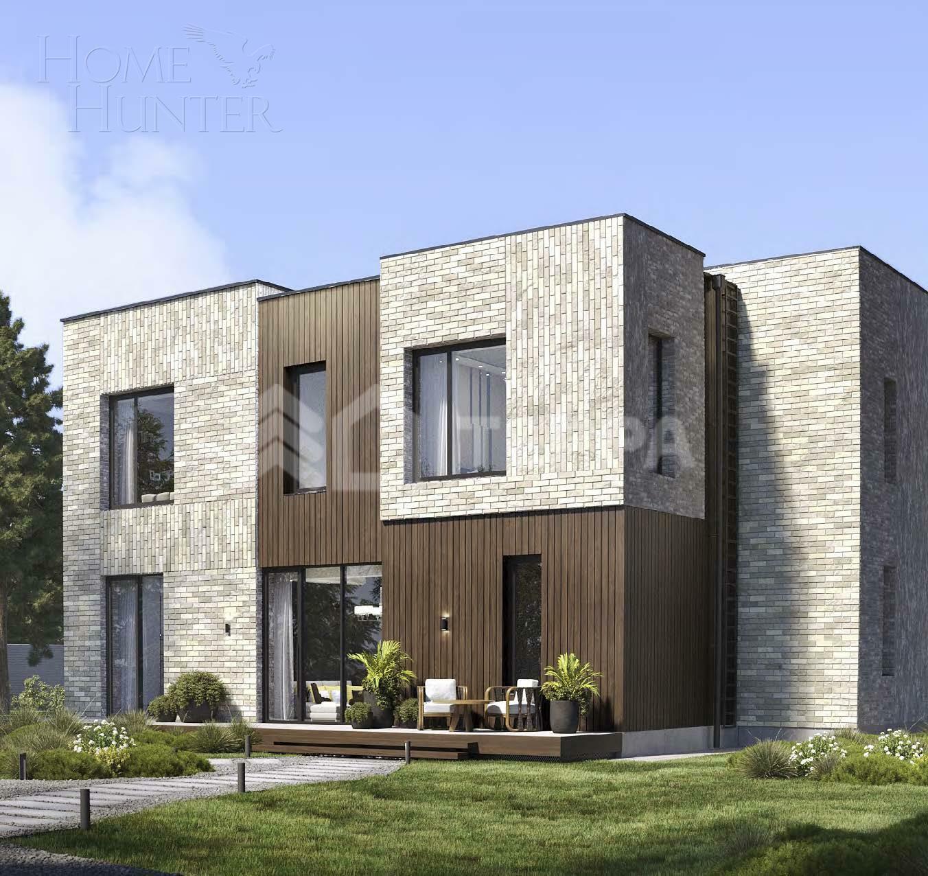 2-этажный коттедж 284 м² без отделки