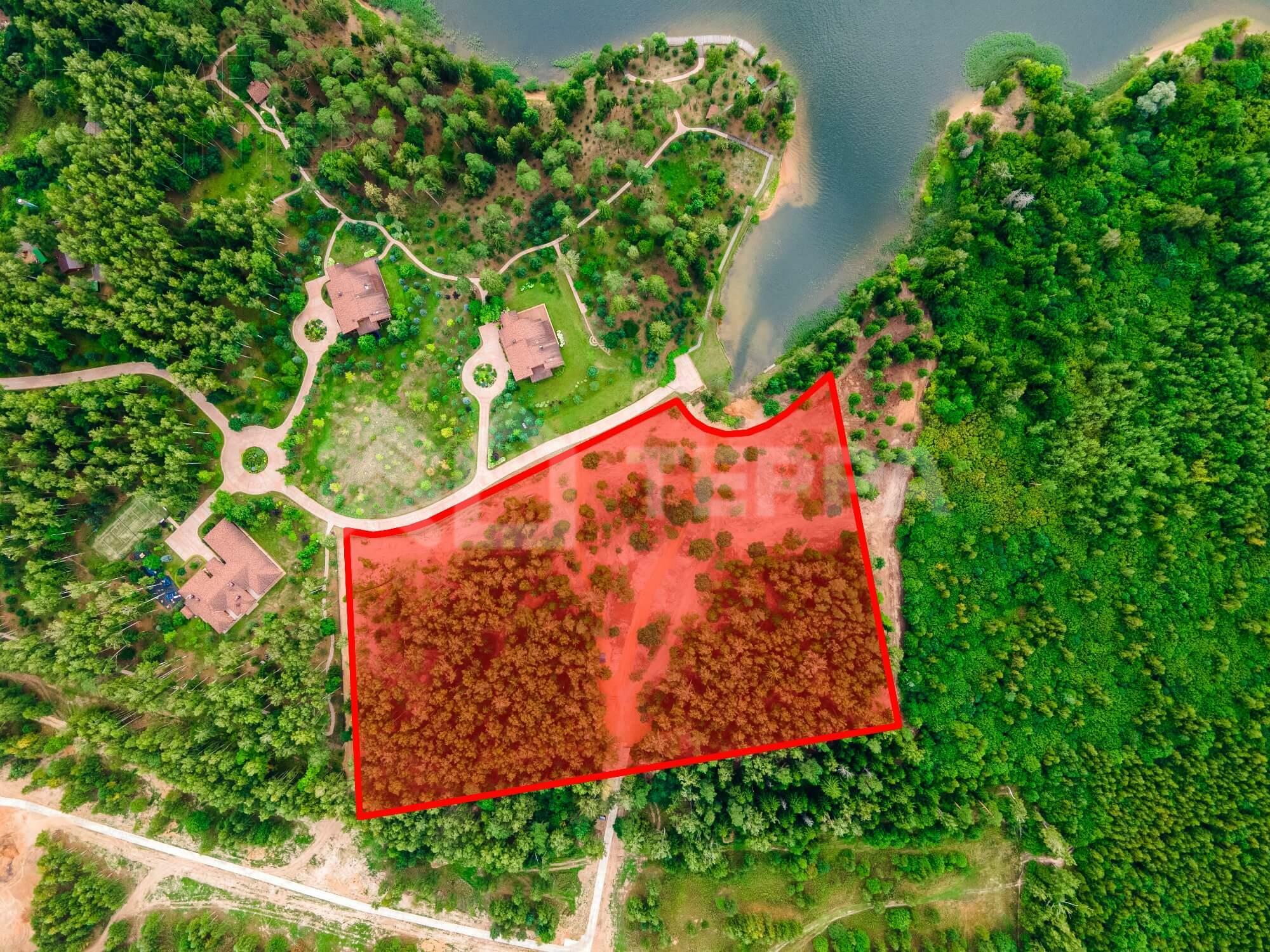 Участок 408 сот. в охраняемом поселке