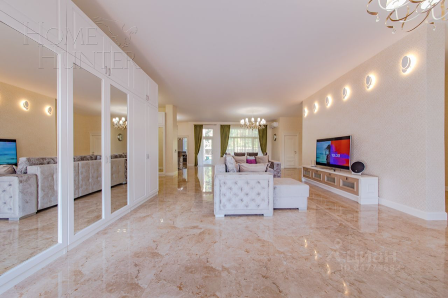 1-этажный коттедж 328 м² с отделкой