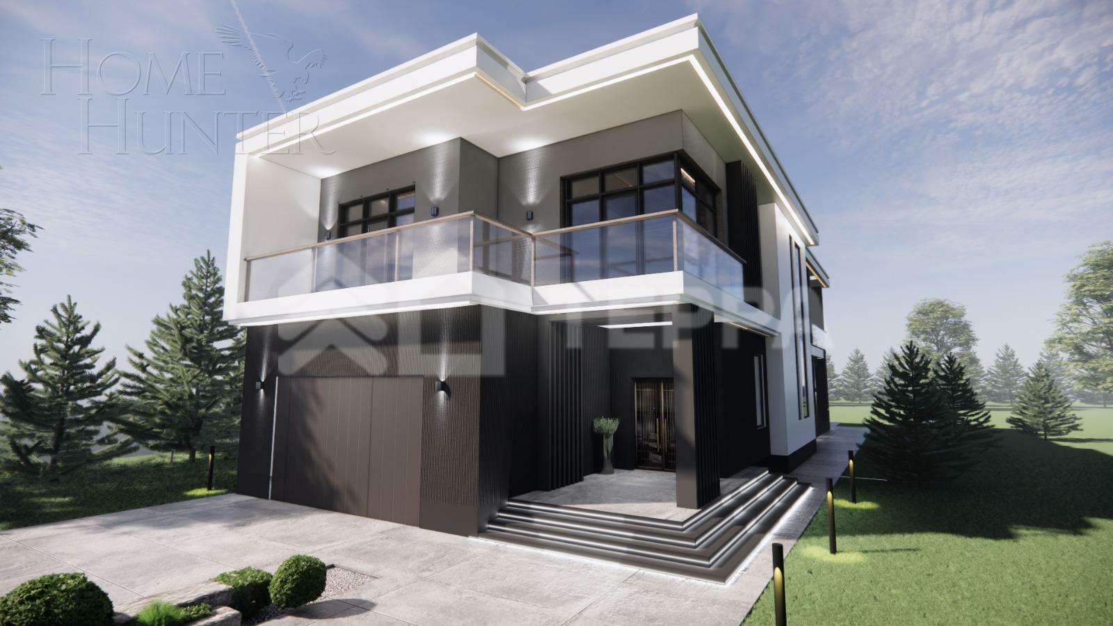 2-этажный коттедж 500 м² без отделки