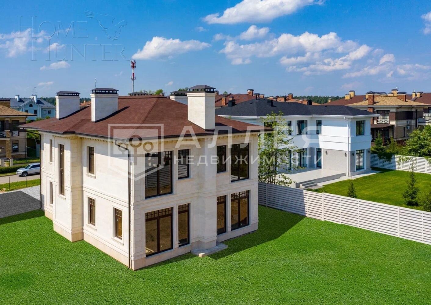 2-этажный коттедж 460 м² без отделки