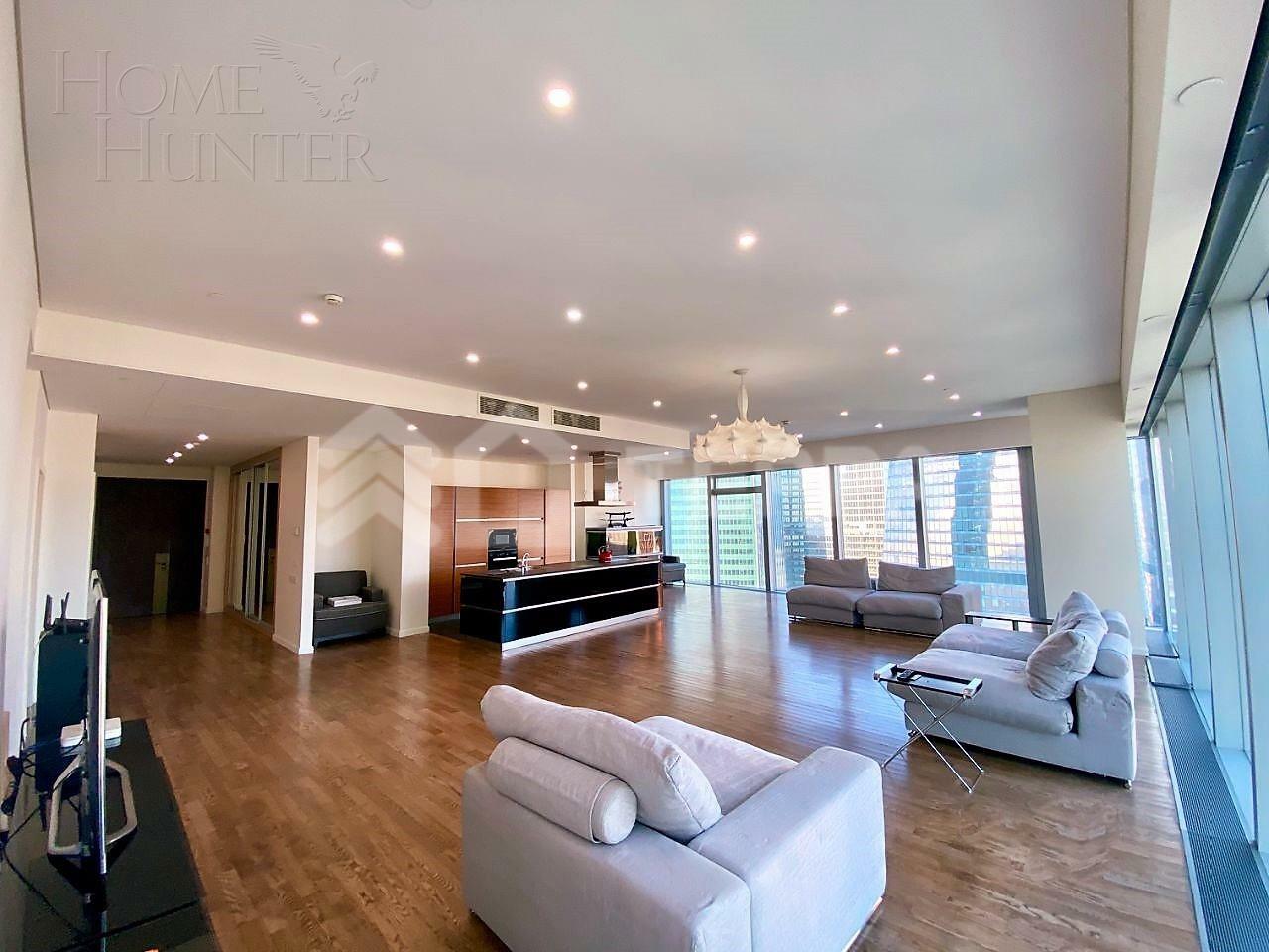 3-КОМН. АПАРТАМЕНТЫ С ОТДЕЛКОЙ 196 М² НА 49 ЭТАЖЕ