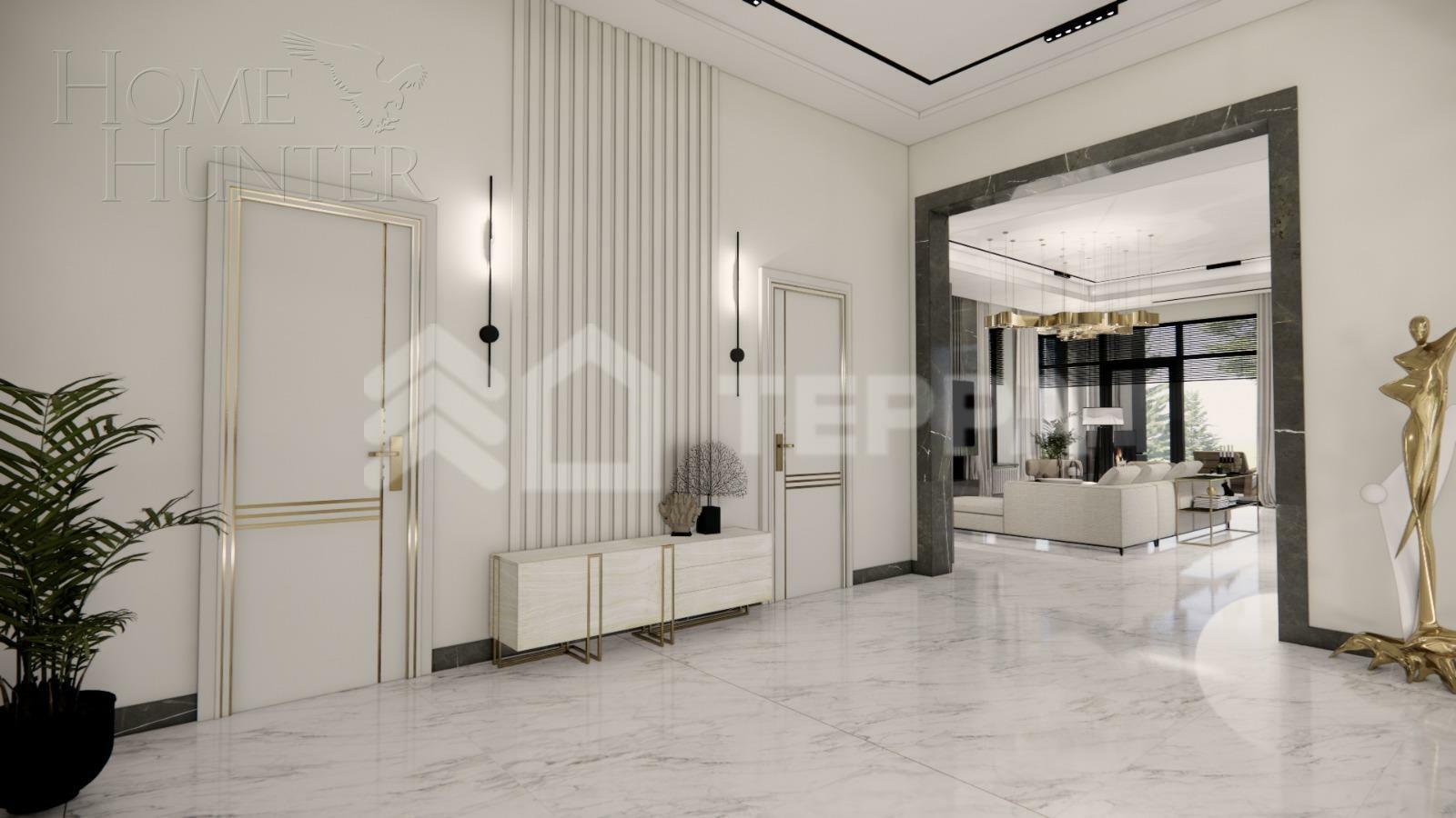 2-этажный коттедж 500 м² без отделки