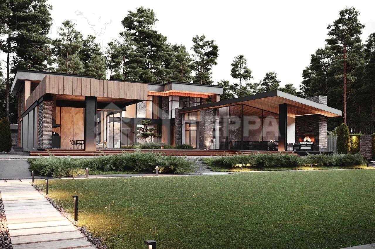 2-этажный коттедж 1 170 м² без отделки