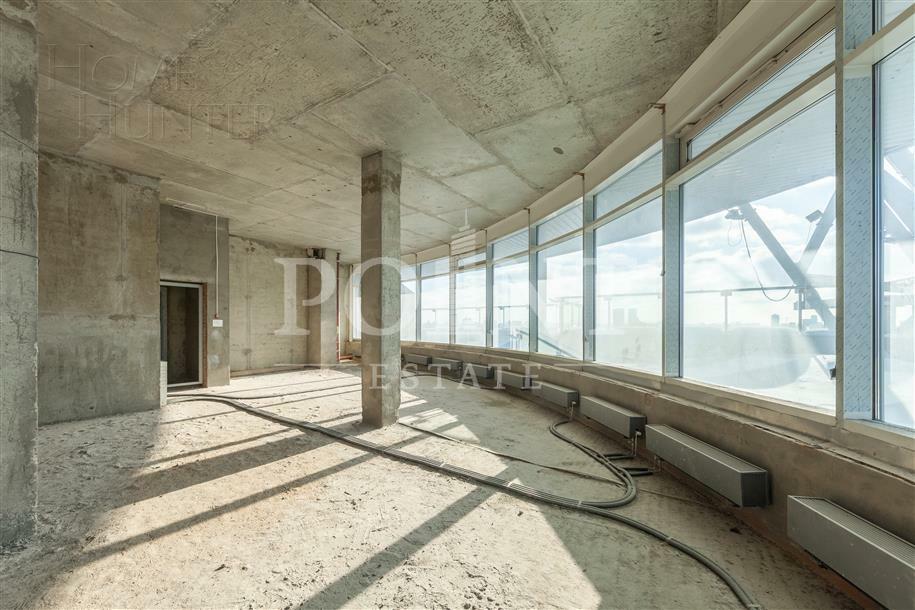 3-УРОВНЕВЫЙ ПЕНТХАУС БЕЗ ОТДЕЛКИ 738.87 М² НА 28 ЭТАЖЕ