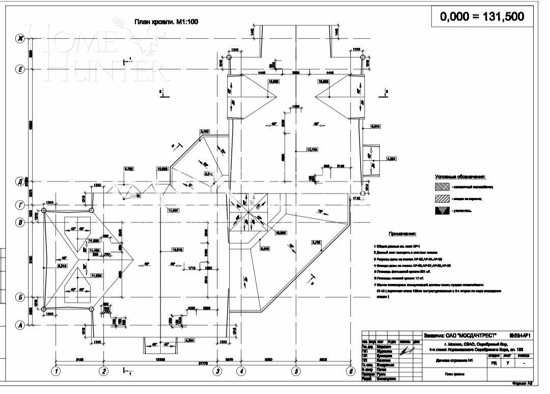 2-этажный коттедж 1 703.4 м² без отделки