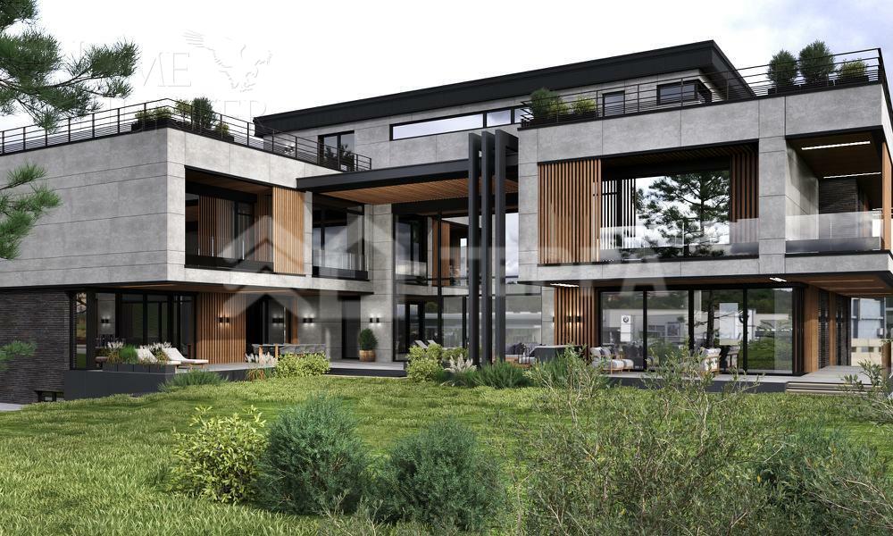 2-этажный коттедж 1 700 м² без отделки