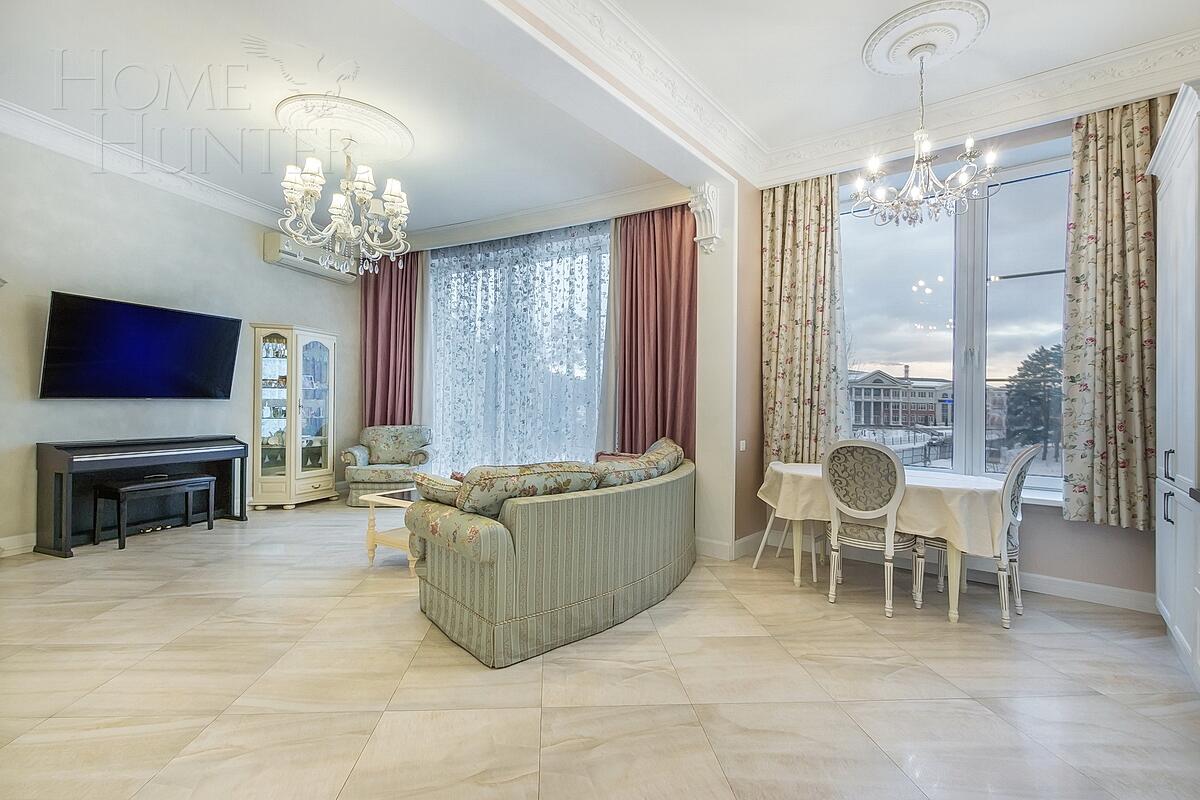 4-КОМН. КВАРТИРА С ОТДЕЛКОЙ 132.5 М² НА 4 ЭТАЖЕ