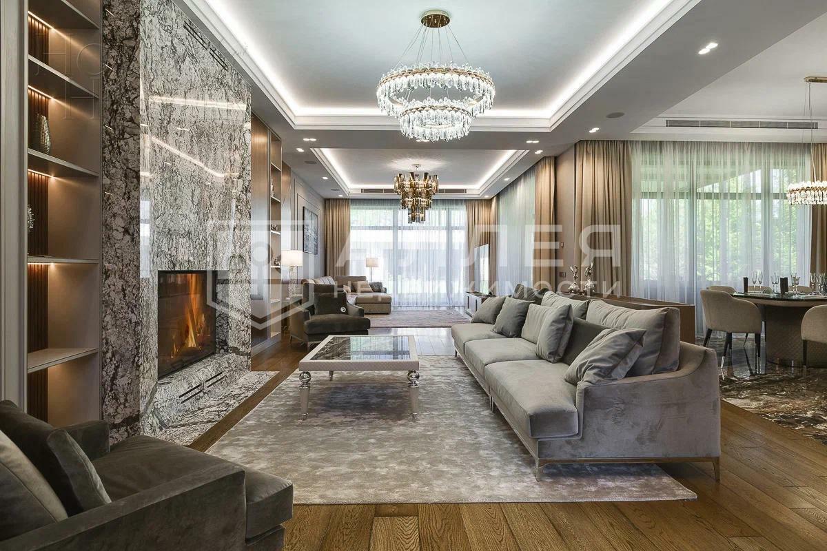 2-этажный коттедж 1 145 м² с отделкой