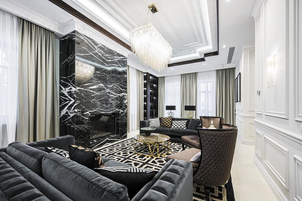 3-этажный коттедж 697 м² с отделкой