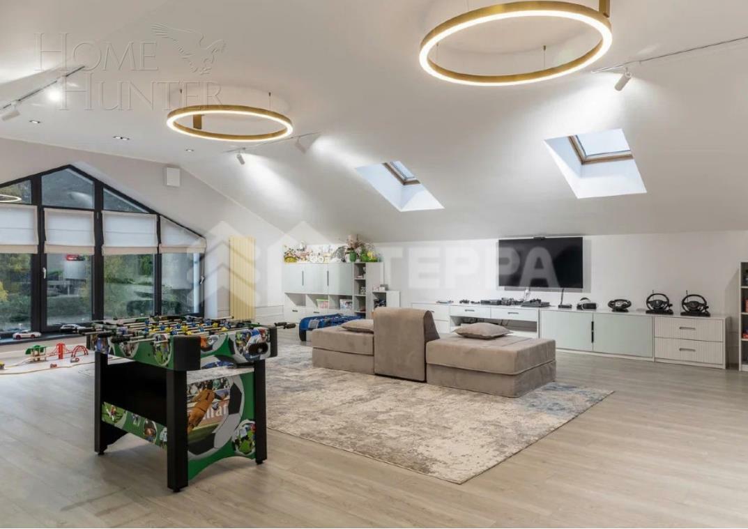 2-этажный коттедж 1 130 м² с отделкой