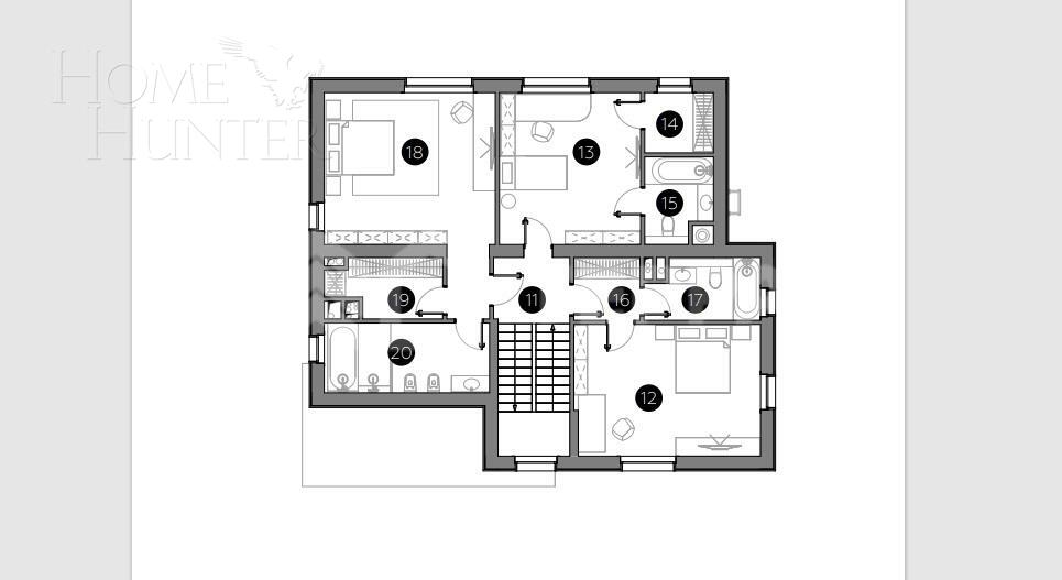 2-этажный коттедж 290 м² без отделки