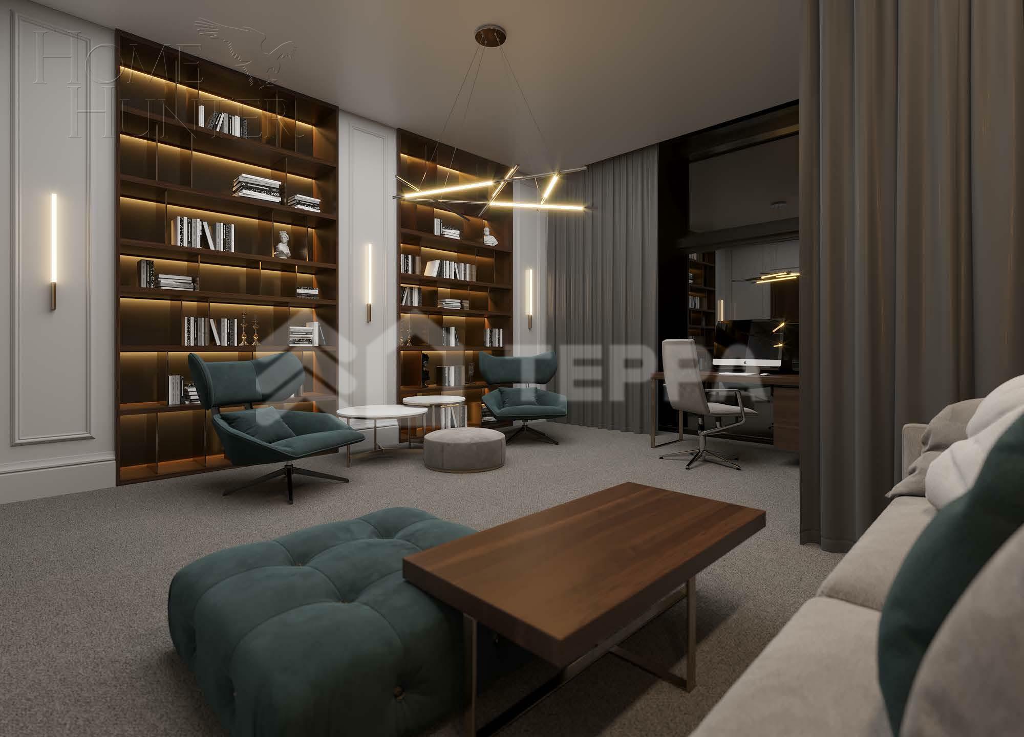 2-этажный коттедж 1 200 м² без отделки