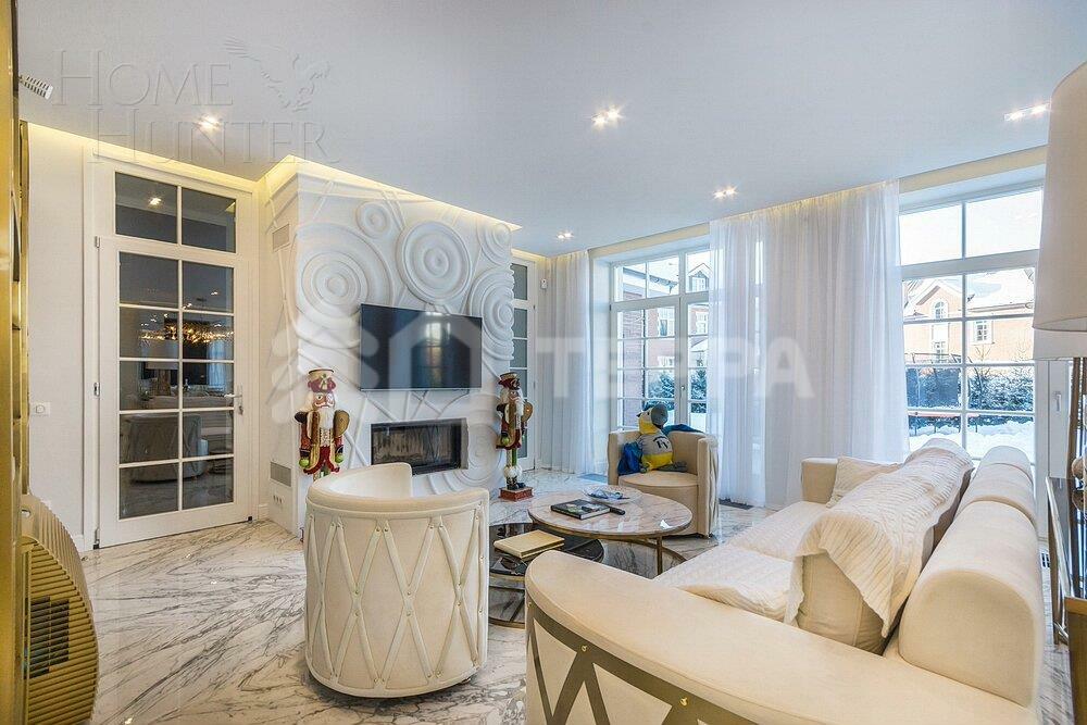 3-этажный коттедж 550 м² с отделкой