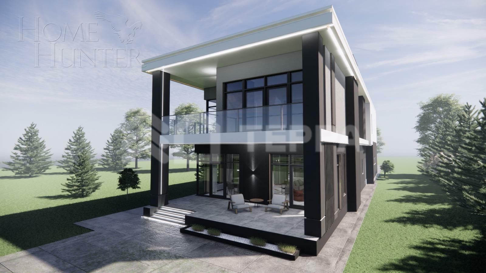 2-этажный коттедж 500 м² без отделки