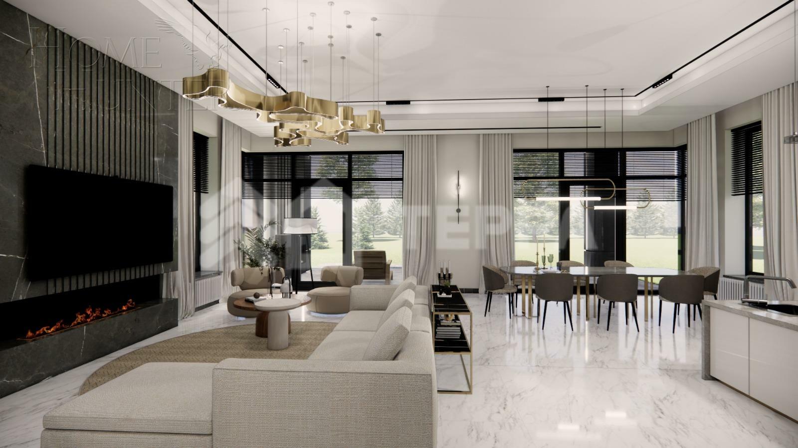 2-этажный коттедж 500 м² без отделки